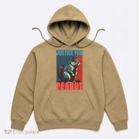 Justice For Peanut The Squirrel Peanut Squirrel Hoodie thumb 0