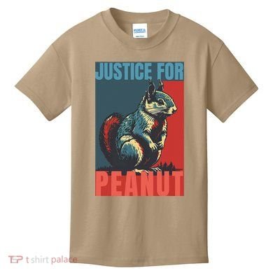 Justice For Peanut The Squirrel Peanut Squirrel Kids T-Shirt