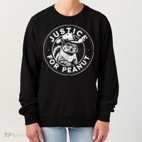 Justice For Peanut The Squirrel P’Nut Pnut Peanut Squirrel Women's Sweatshirt thumb 0