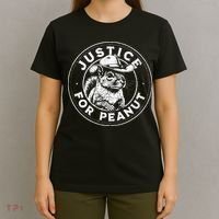 Justice For Peanut The Squirrel P’Nut Pnut Peanut Squirrel T-Shirt thumb 4