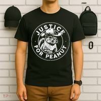 Justice For Peanut The Squirrel P’Nut Pnut Peanut Squirrel T-Shirt thumb 6
