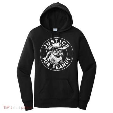 Justice For Peanut The Squirrel P’Nut Pnut Peanut Squirrel Women's Hoodie