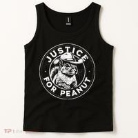Justice For Peanut The Squirrel P’Nut Pnut Peanut Squirrel Tank Top thumb 2