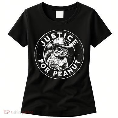 Justice For Peanut The Squirrel P’Nut Pnut Peanut Squirrel Women's T-Shirt