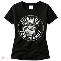 Justice For Peanut The Squirrel P’Nut Pnut Peanut Squirrel Women's T-Shirt thumb 0