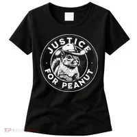 Justice For Peanut The Squirrel P’Nut Pnut Peanut Squirrel Women's T-Shirt thumb 0