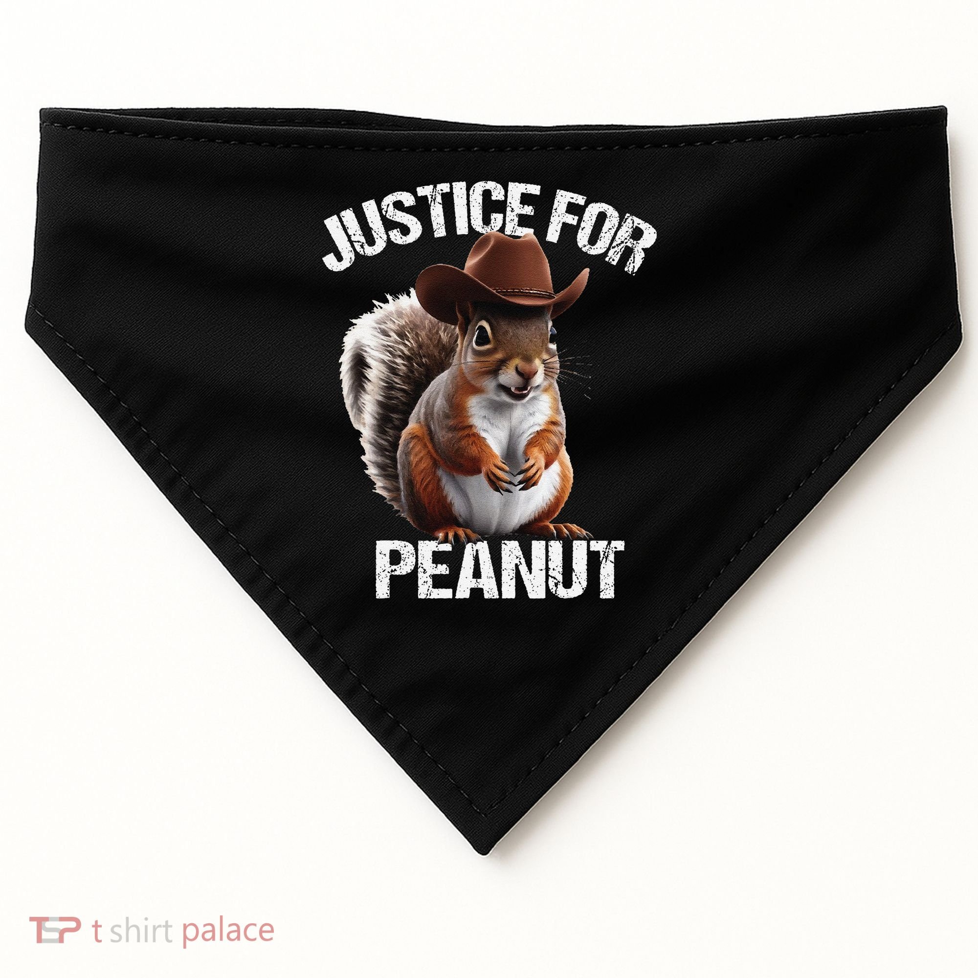 Justice For Peanut The Squirrel Peanut Squirre USA-Made Doggie Bandana