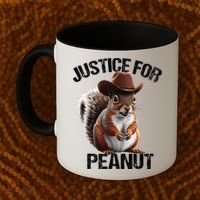 Justice For Peanut The Squirrel Peanut Squirre Coffee Mug thumb 2