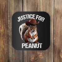 Justice For Peanut The Squirrel Peanut Squirre Coaster thumb 0