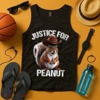 Justice For Peanut The Squirrel Peanut Squirre Tank Top thumb 4