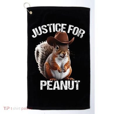 Justice For Peanut The Squirrel Peanut Squirre Golf Towel