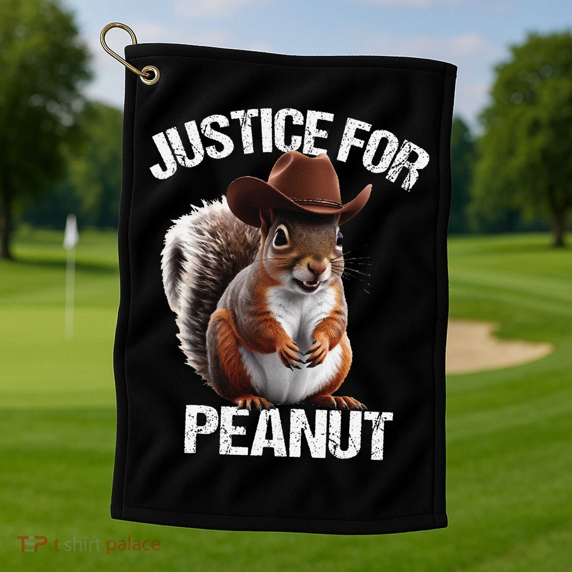 Justice For Peanut The Squirrel Peanut Squirre Golf Towel