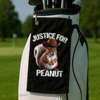 Justice For Peanut The Squirrel Peanut Squirre Golf Towel thumb 2