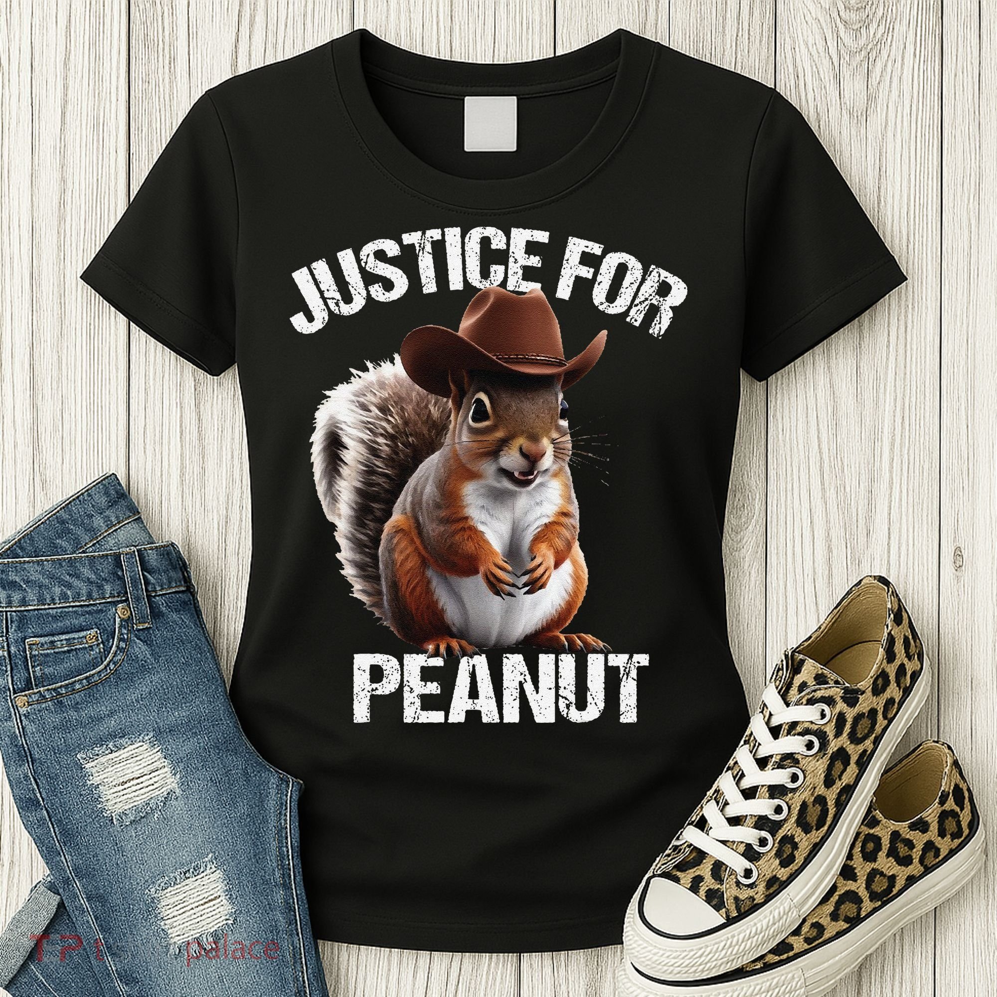 Justice For Peanut The Squirrel Peanut Squirre Women's T-Shirt