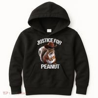 Justice For Peanut The Squirrel Peanut Squirre Kids Hoodie thumb 0