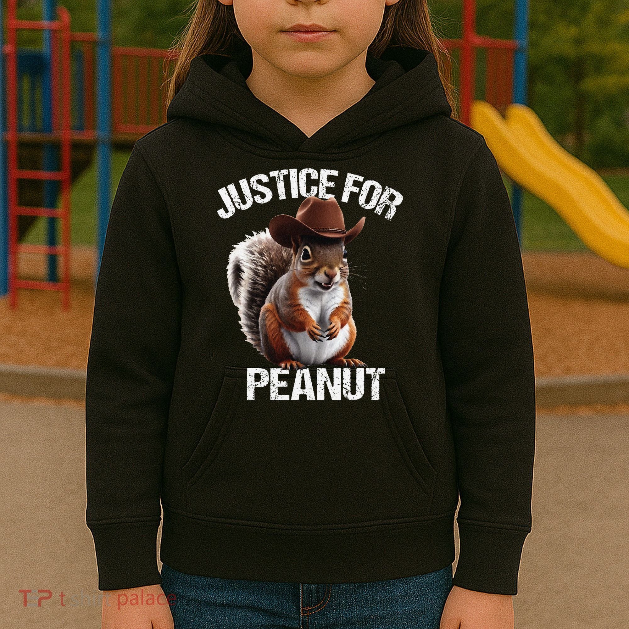 Justice For Peanut The Squirrel Peanut Squirre Kids Hoodie