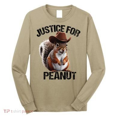 Justice For Peanut The Squirrel Peanut Squirre Long Sleeve Shirt
