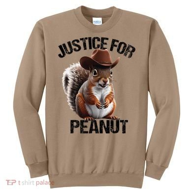 Justice For Peanut The Squirrel Peanut Squirre Sweatshirt