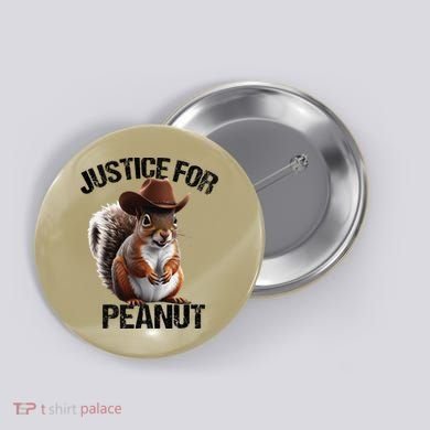 Justice For Peanut The Squirrel Peanut Squirre Button