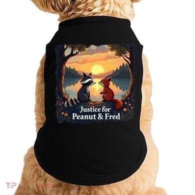 Justice For Peanut And Fred Peanut Squirrel Fred Raccoon Doggie Tank