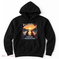 Justice For Peanut And Fred Peanut Squirrel Fred Raccoon Hoodie thumb 0