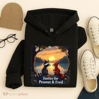 Justice For Peanut And Fred Peanut Squirrel Fred Raccoon Hoodie thumb 4