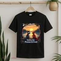 Justice For Peanut And Fred Peanut Squirrel Fred Raccoon T-Shirt thumb 2