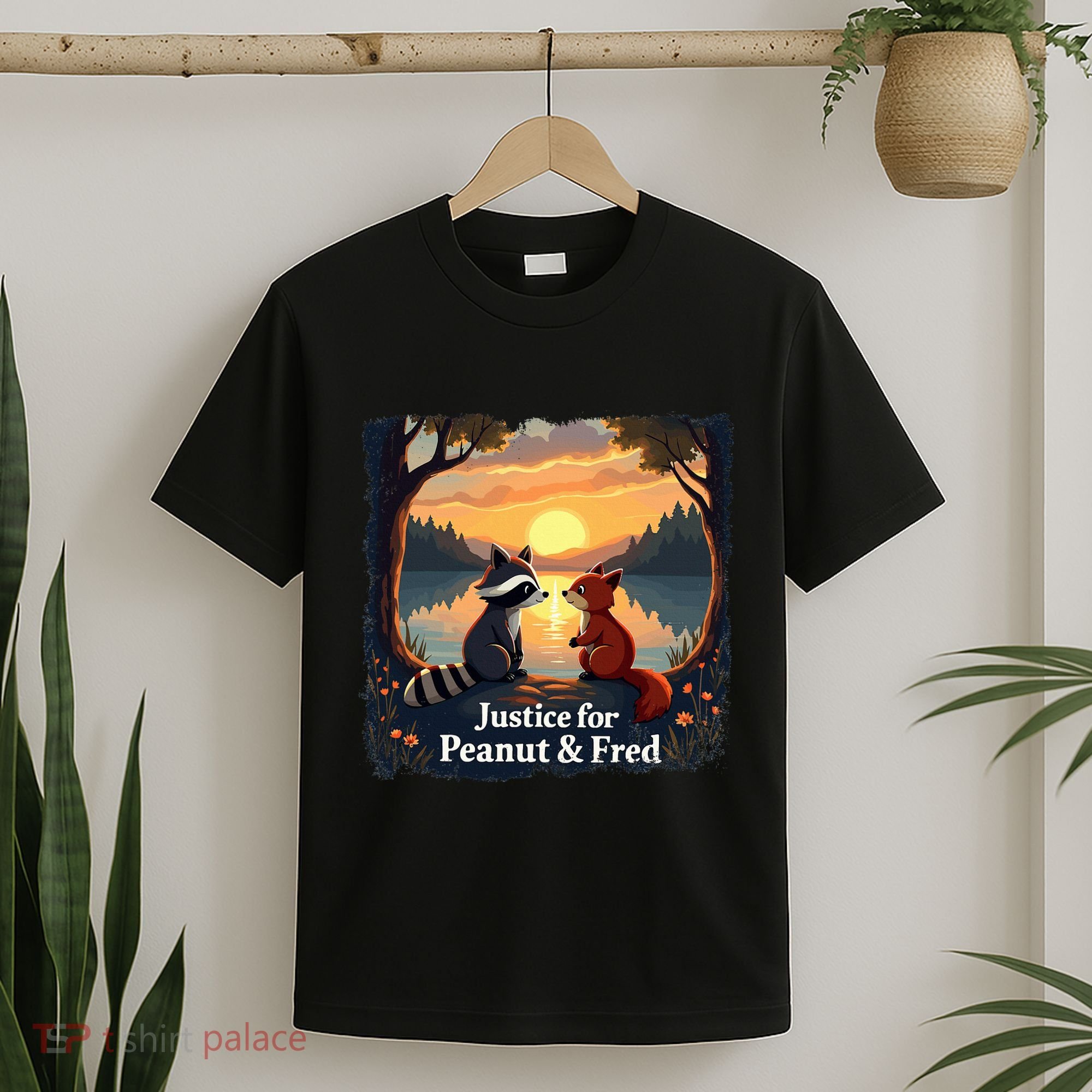Justice For Peanut And Fred Peanut Squirrel Fred Raccoon T-Shirt