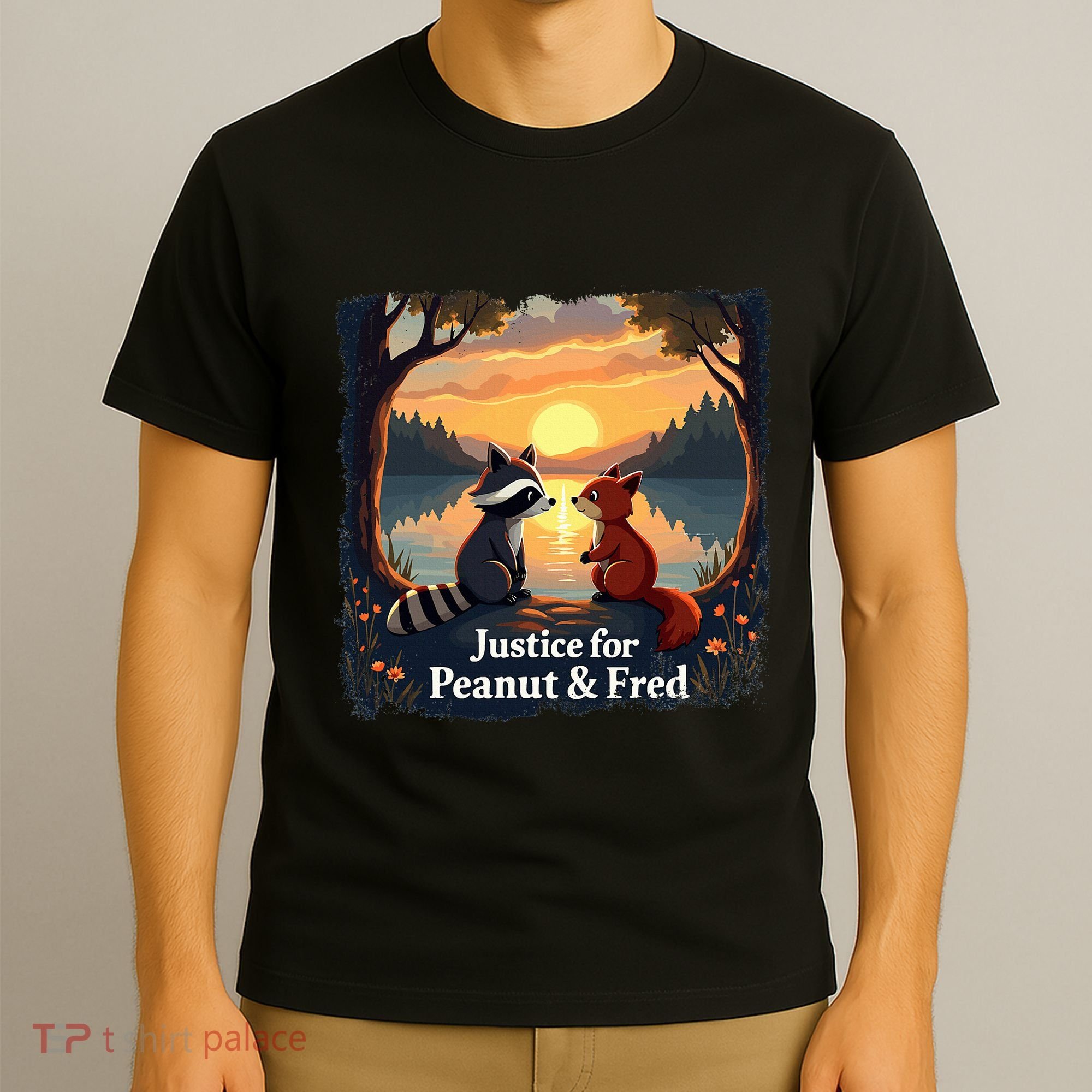 Justice For Peanut And Fred Peanut Squirrel Fred Raccoon T-Shirt