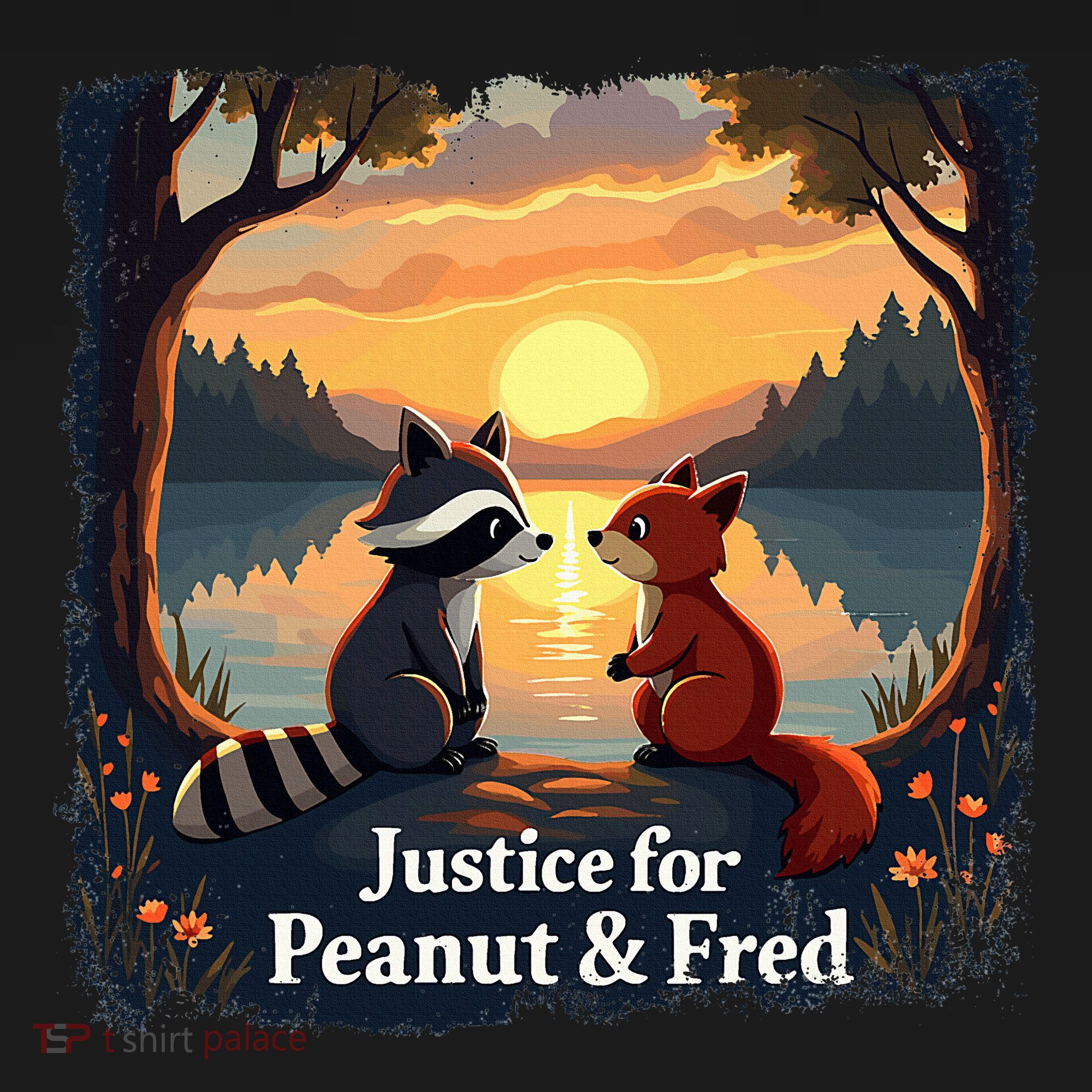 Justice For Peanut And Fred Peanut Squirrel Fred Raccoon T-Shirt