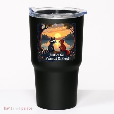 Justice For Peanut And Fred Peanut Squirrel Fred Raccoon Tumbler