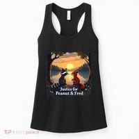 Justice For Peanut And Fred Peanut Squirrel Fred Raccoon Women's Tank Top thumb 0