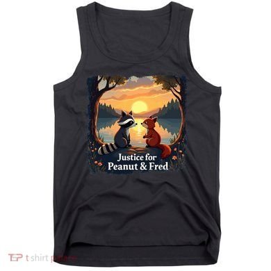 Justice For Peanut And Fred Peanut Squirrel Fred Raccoon Tank Top