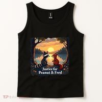 Justice For Peanut And Fred Peanut Squirrel Fred Raccoon Tank Top thumb 2