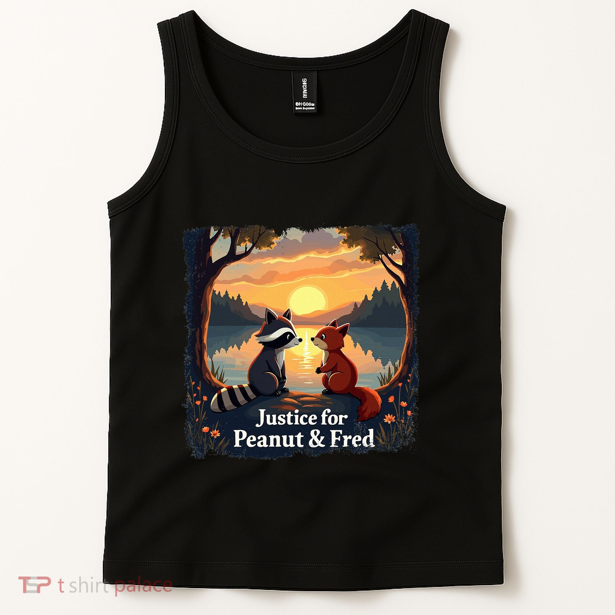 Justice For Peanut And Fred Peanut Squirrel Fred Raccoon Tank Top