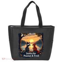 Justice For Peanut And Fred Peanut Squirrel Fred Raccoon Tote Bag thumb 0