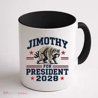 Jimothy For President 2028 Coffee Mug thumb 1