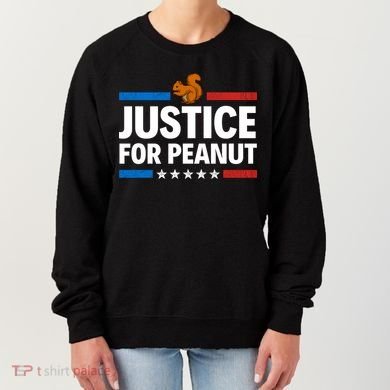 Justice For Peanut The Squirrel Women's Sweatshirt