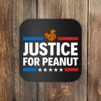 Justice For Peanut The Squirrel Coaster thumb 0