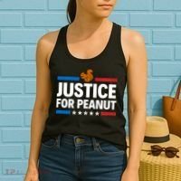 Justice For Peanut The Squirrel Women's Tank Top thumb 2