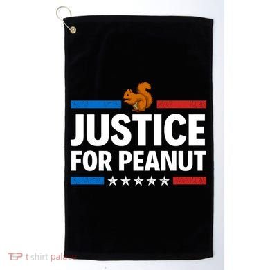 Justice For Peanut The Squirrel Golf Towel