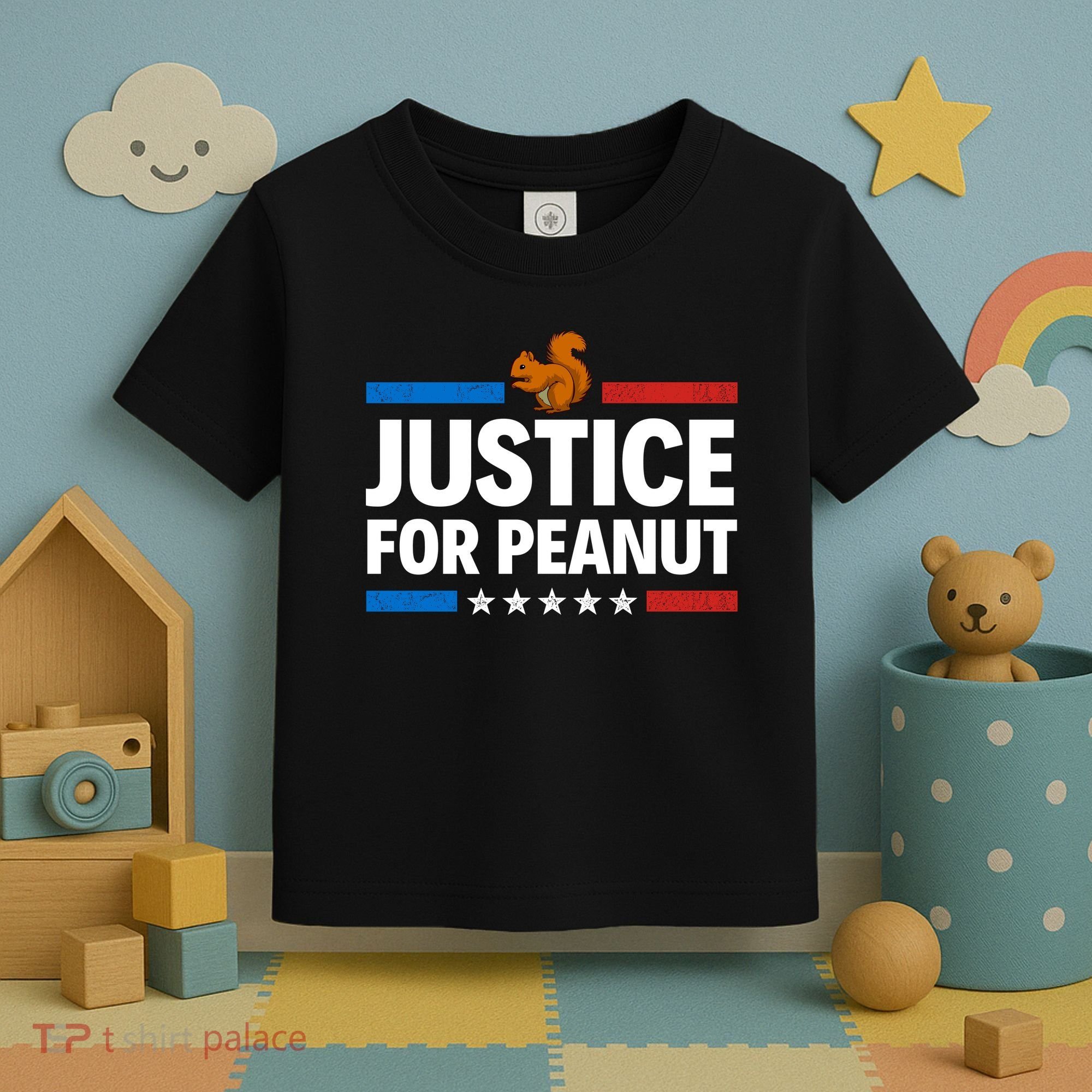 Justice For Peanut The Squirrel Toddler T-Shirt