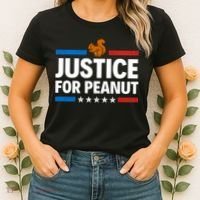 Justice For Peanut The Squirrel Women's T-Shirt thumb 2