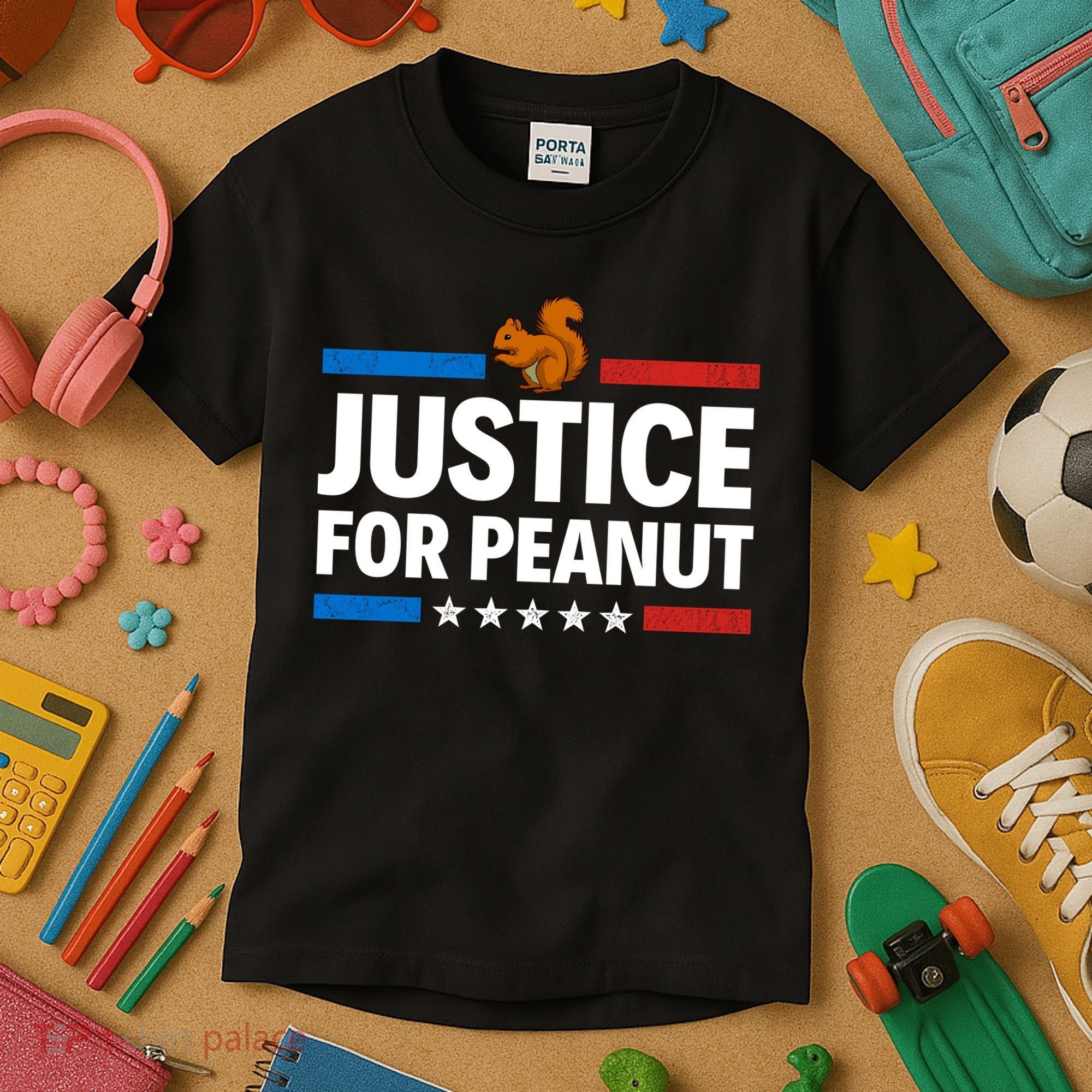 Justice For Peanut The Squirrel Kids T-Shirt