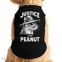 Justice For Peanut The Squirrel P’Nut Pnut Peanut Squirrel Doggie Tank thumb 0