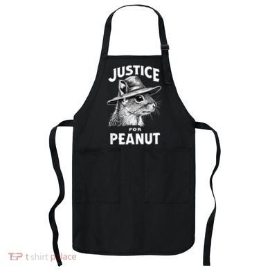 Justice For Peanut The Squirrel P’Nut Pnut Peanut Squirrel Apron