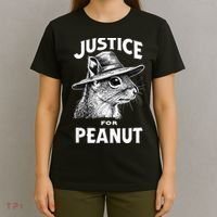 Justice For Peanut The Squirrel P’Nut Pnut Peanut Squirrel T-Shirt thumb 4