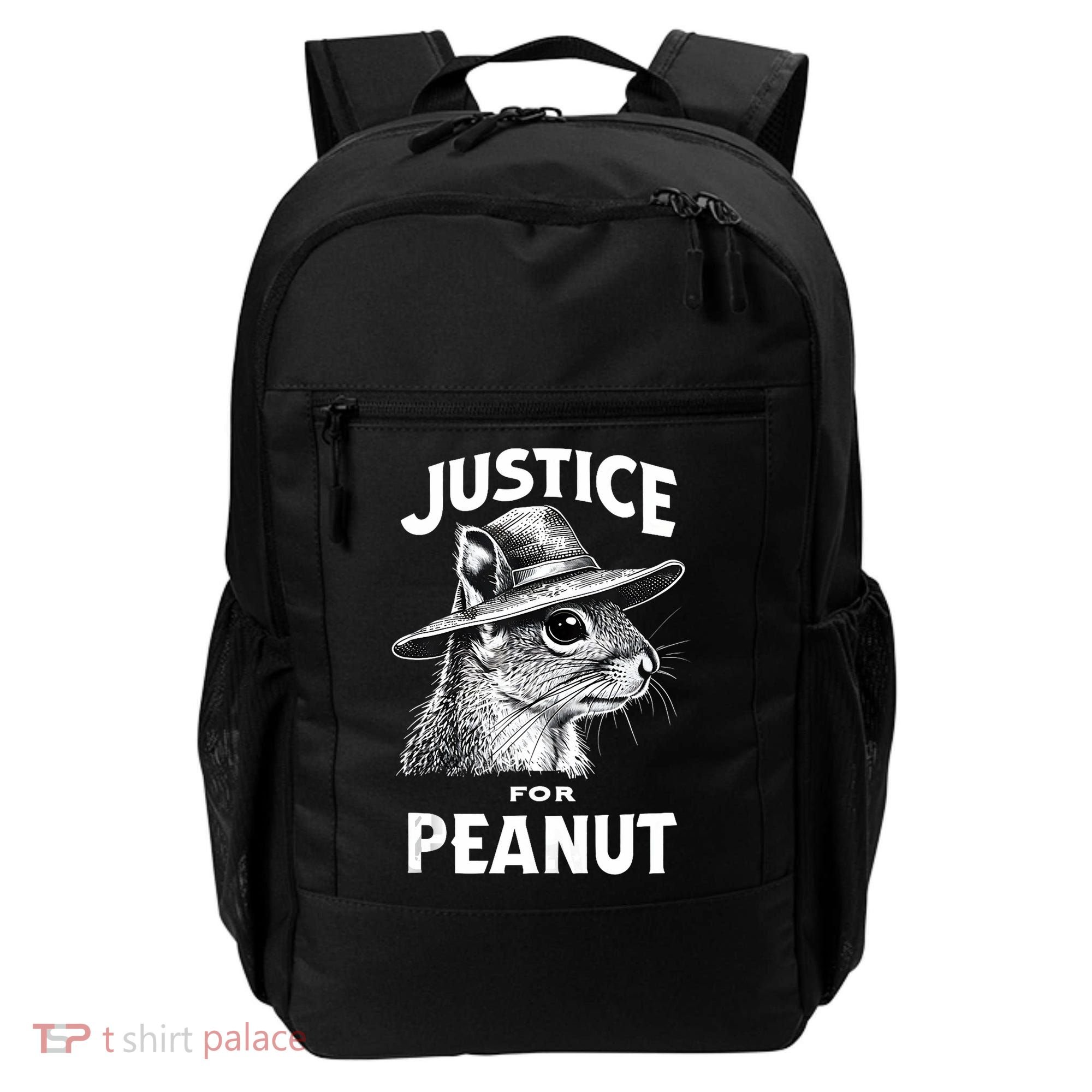 Justice For Peanut The Squirrel P’Nut Pnut Peanut Squirrel Backpack