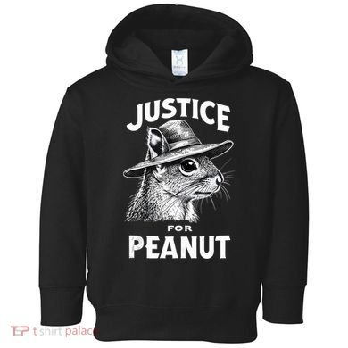 Justice For Peanut The Squirrel P’Nut Pnut Peanut Squirrel Toddler Hoodie