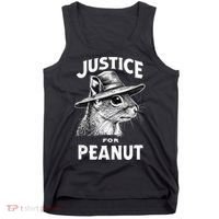 Justice For Peanut The Squirrel P’Nut Pnut Peanut Squirrel Tank Top thumb 0